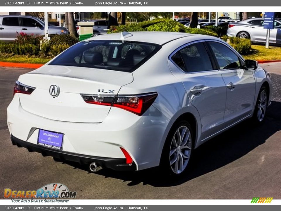 2020 Acura ILX Platinum White Pearl / Ebony Photo #7