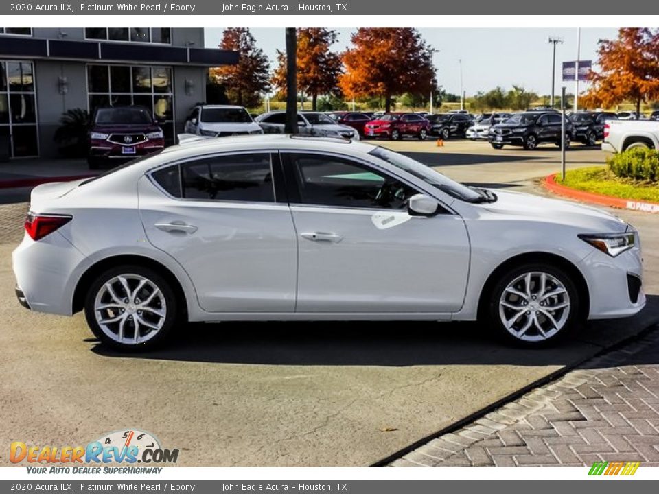 2020 Acura ILX Platinum White Pearl / Ebony Photo #8