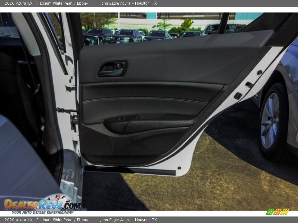 2020 Acura ILX Platinum White Pearl / Ebony Photo #20