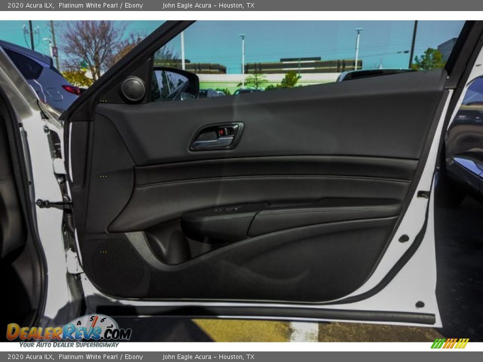 2020 Acura ILX Platinum White Pearl / Ebony Photo #22