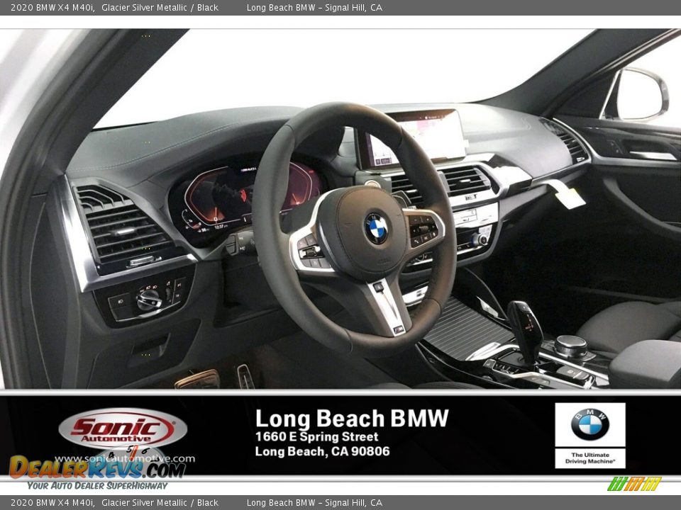 2020 BMW X4 M40i Glacier Silver Metallic / Black Photo #4