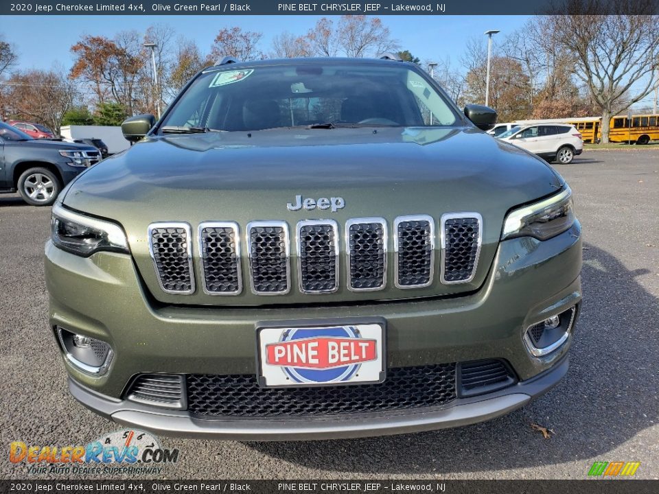 2020 Jeep Cherokee Limited 4x4 Olive Green Pearl / Black Photo #2