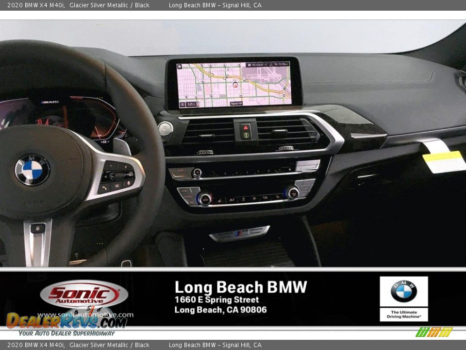 2020 BMW X4 M40i Glacier Silver Metallic / Black Photo #5