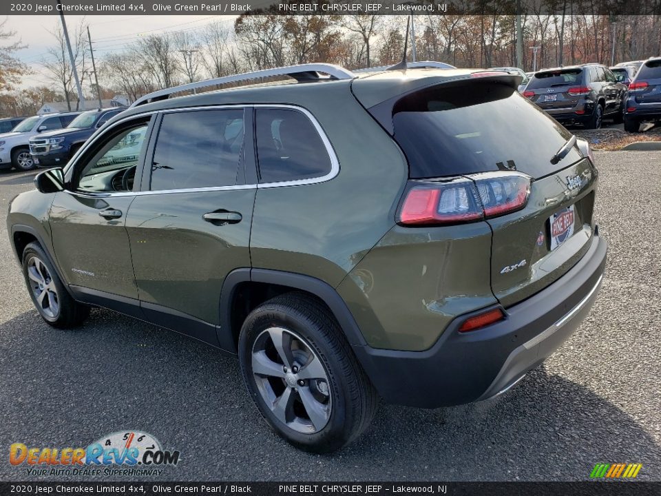 2020 Jeep Cherokee Limited 4x4 Olive Green Pearl / Black Photo #4