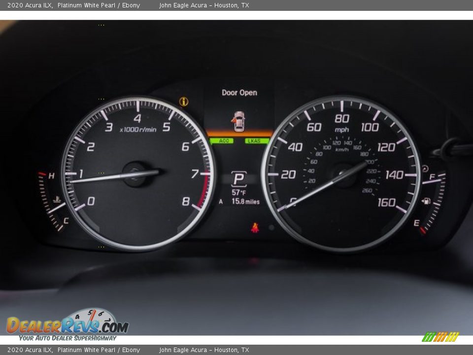 2020 Acura ILX Platinum White Pearl / Ebony Photo #36