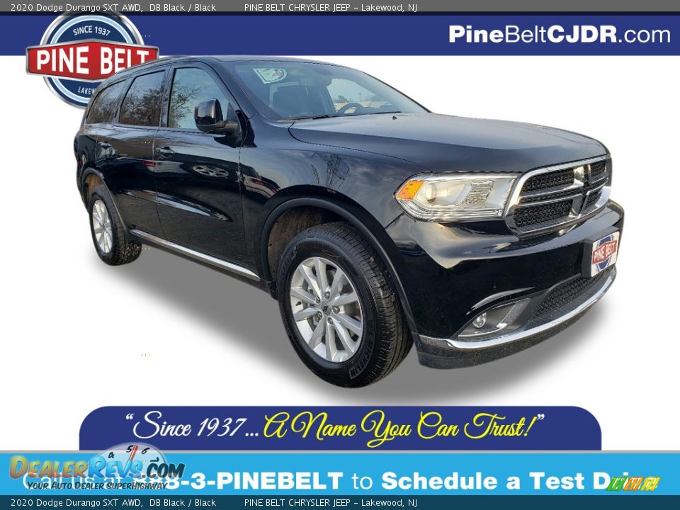 2020 Dodge Durango SXT AWD DB Black / Black Photo #1