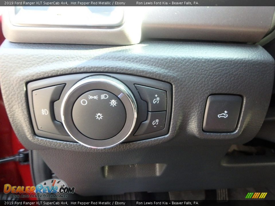 2019 Ford Ranger XLT SuperCab 4x4 Hot Pepper Red Metallic / Ebony Photo #12