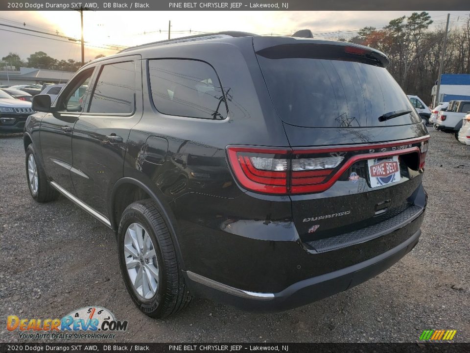 2020 Dodge Durango SXT AWD DB Black / Black Photo #4