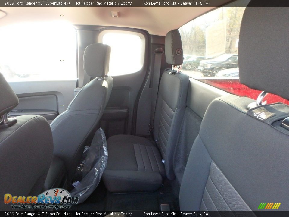 2019 Ford Ranger XLT SuperCab 4x4 Hot Pepper Red Metallic / Ebony Photo #14