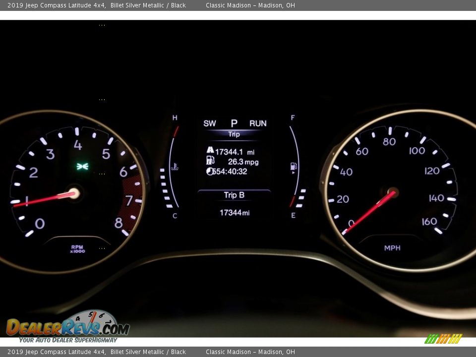 2019 Jeep Compass Latitude 4x4 Billet Silver Metallic / Black Photo #8