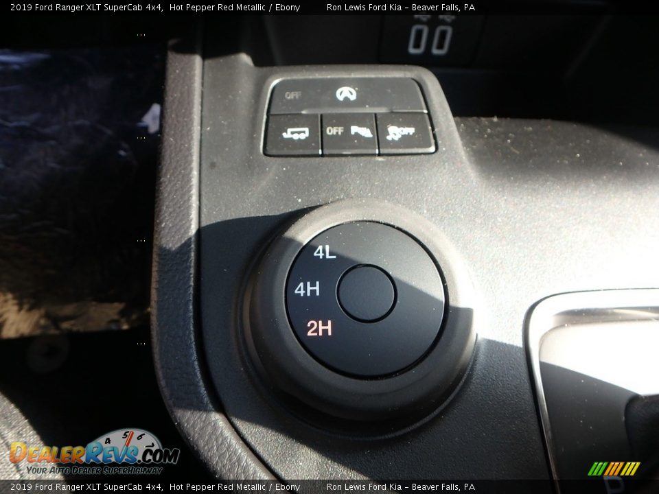 2019 Ford Ranger XLT SuperCab 4x4 Hot Pepper Red Metallic / Ebony Photo #18