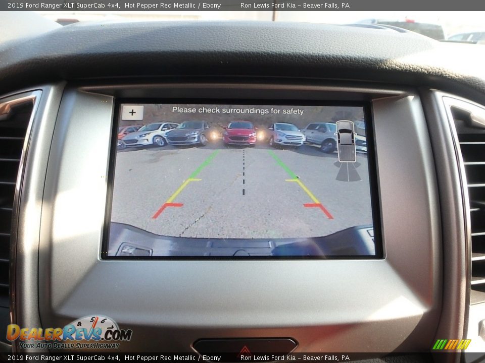 2019 Ford Ranger XLT SuperCab 4x4 Hot Pepper Red Metallic / Ebony Photo #19