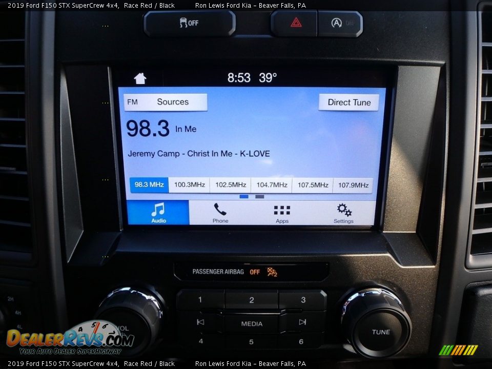 2019 Ford F150 STX SuperCrew 4x4 Race Red / Black Photo #18