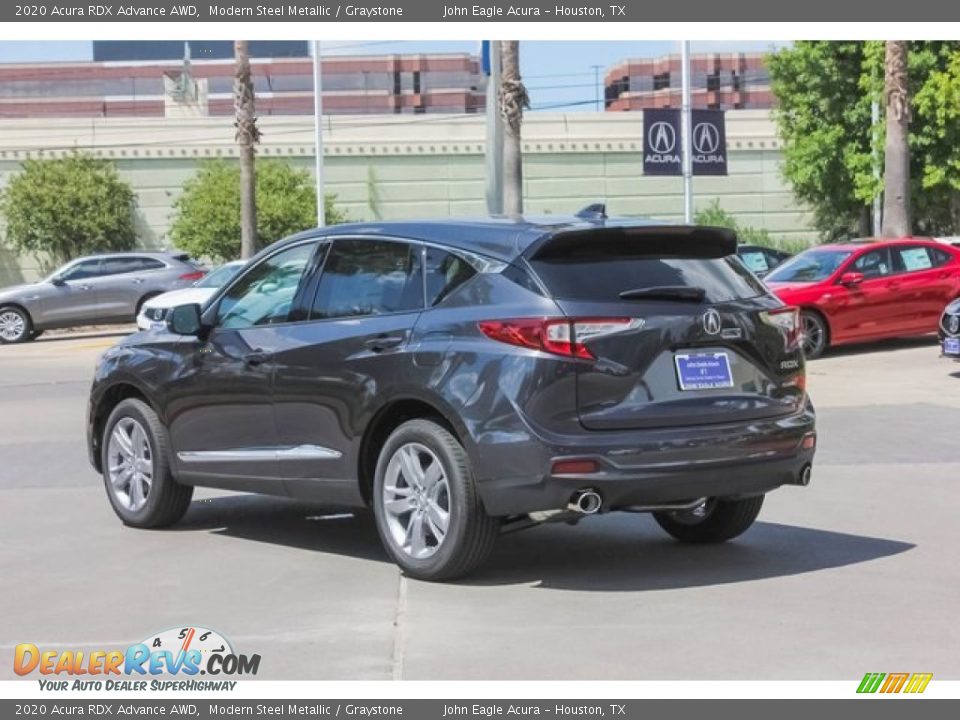 2020 Acura RDX Advance AWD Modern Steel Metallic / Graystone Photo #5