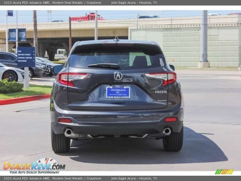 2020 Acura RDX Advance AWD Modern Steel Metallic / Graystone Photo #6