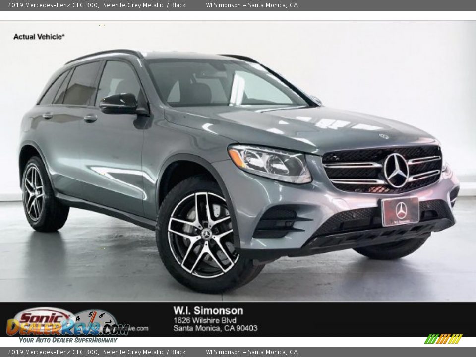 2019 Mercedes-Benz GLC 300 Selenite Grey Metallic / Black Photo #1