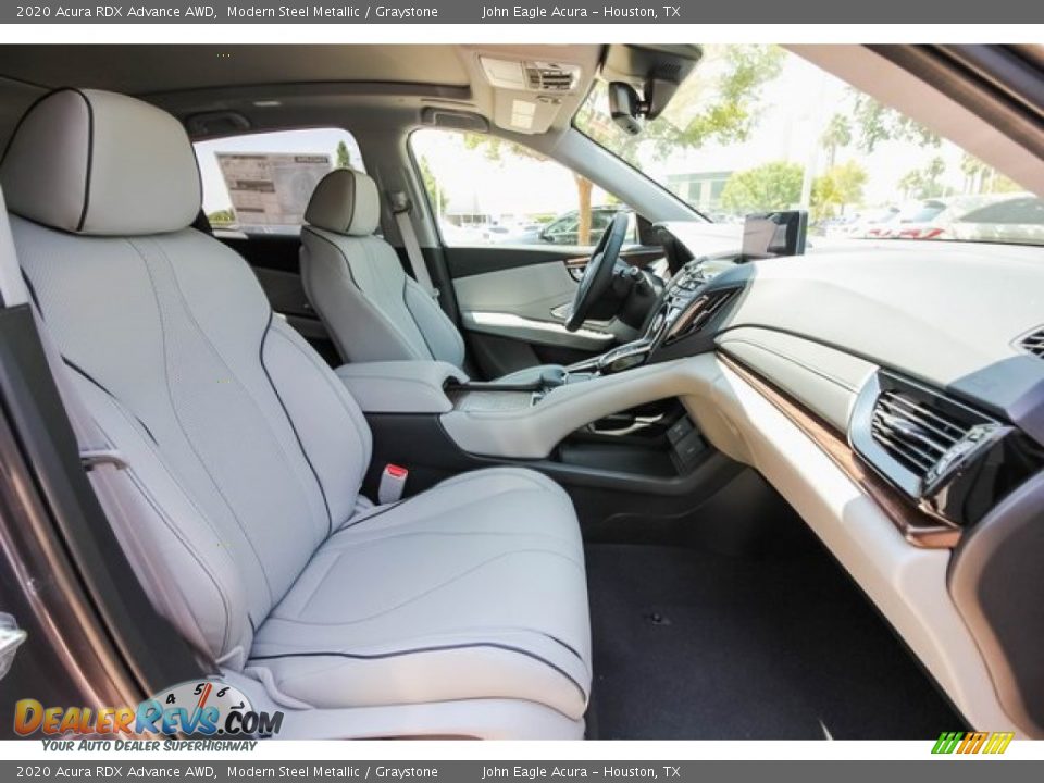 2020 Acura RDX Advance AWD Modern Steel Metallic / Graystone Photo #24