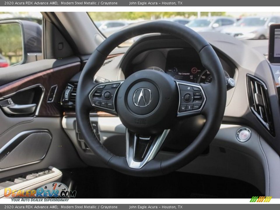 2020 Acura RDX Advance AWD Modern Steel Metallic / Graystone Photo #27