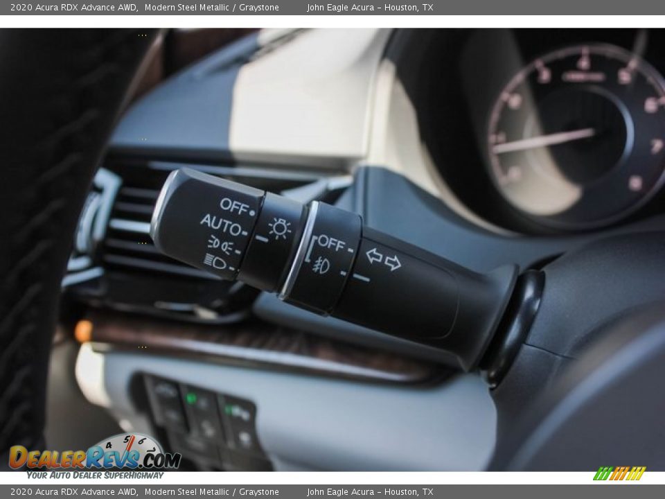 2020 Acura RDX Advance AWD Modern Steel Metallic / Graystone Photo #34