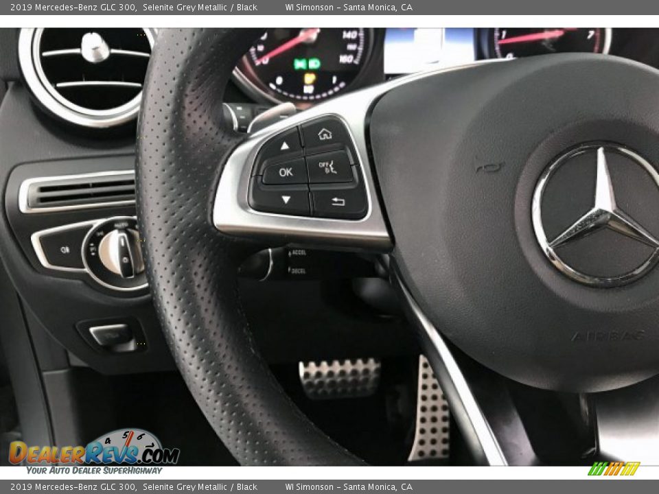 2019 Mercedes-Benz GLC 300 Selenite Grey Metallic / Black Photo #18