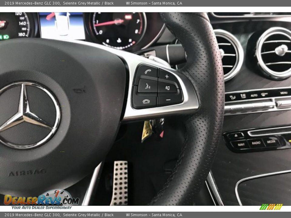 2019 Mercedes-Benz GLC 300 Selenite Grey Metallic / Black Photo #19