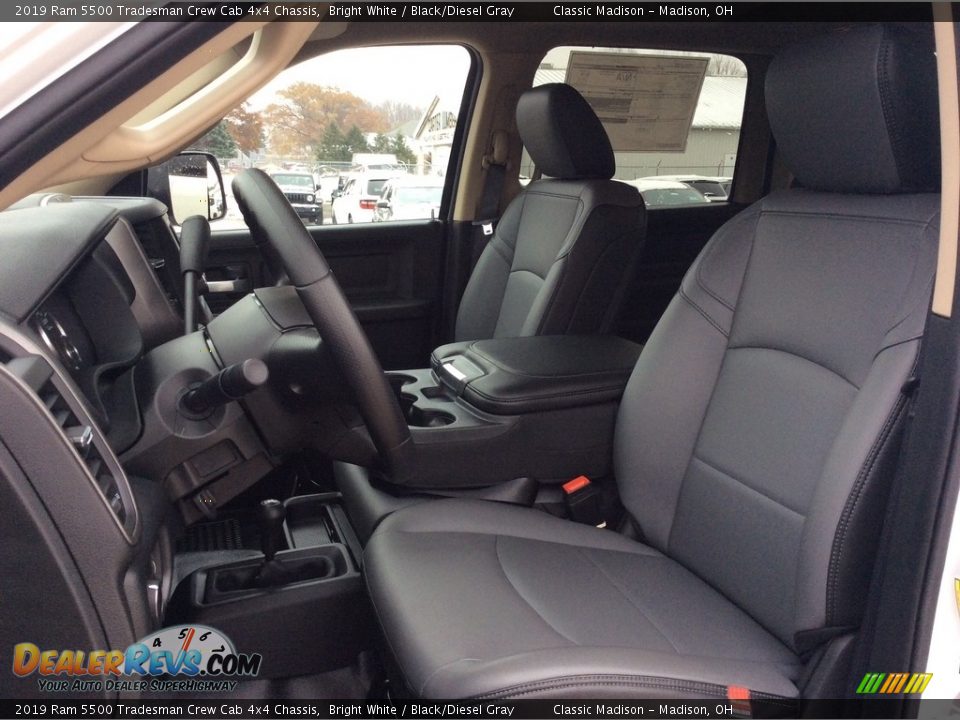 2019 Ram 5500 Tradesman Crew Cab 4x4 Chassis Bright White / Black/Diesel Gray Photo #2