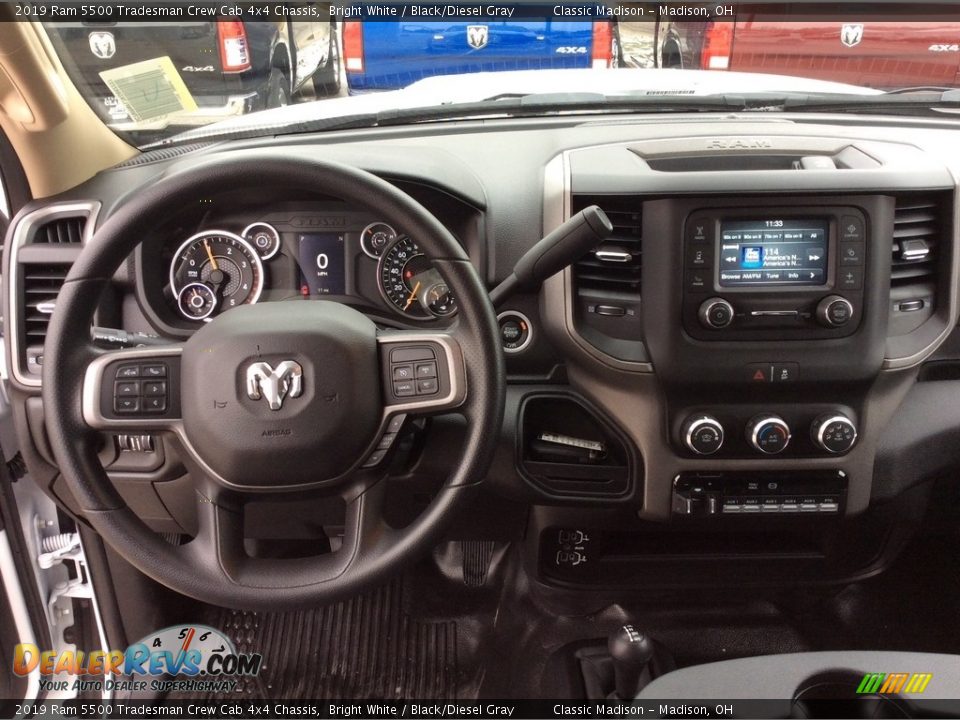 2019 Ram 5500 Tradesman Crew Cab 4x4 Chassis Bright White / Black/Diesel Gray Photo #3