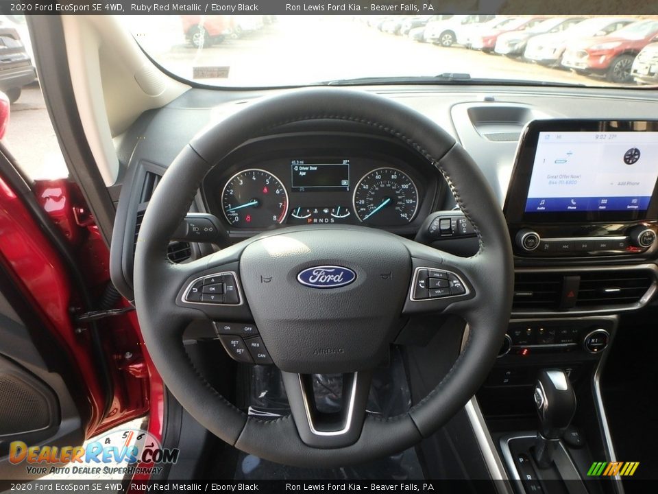 2020 Ford EcoSport SE 4WD Steering Wheel Photo #18