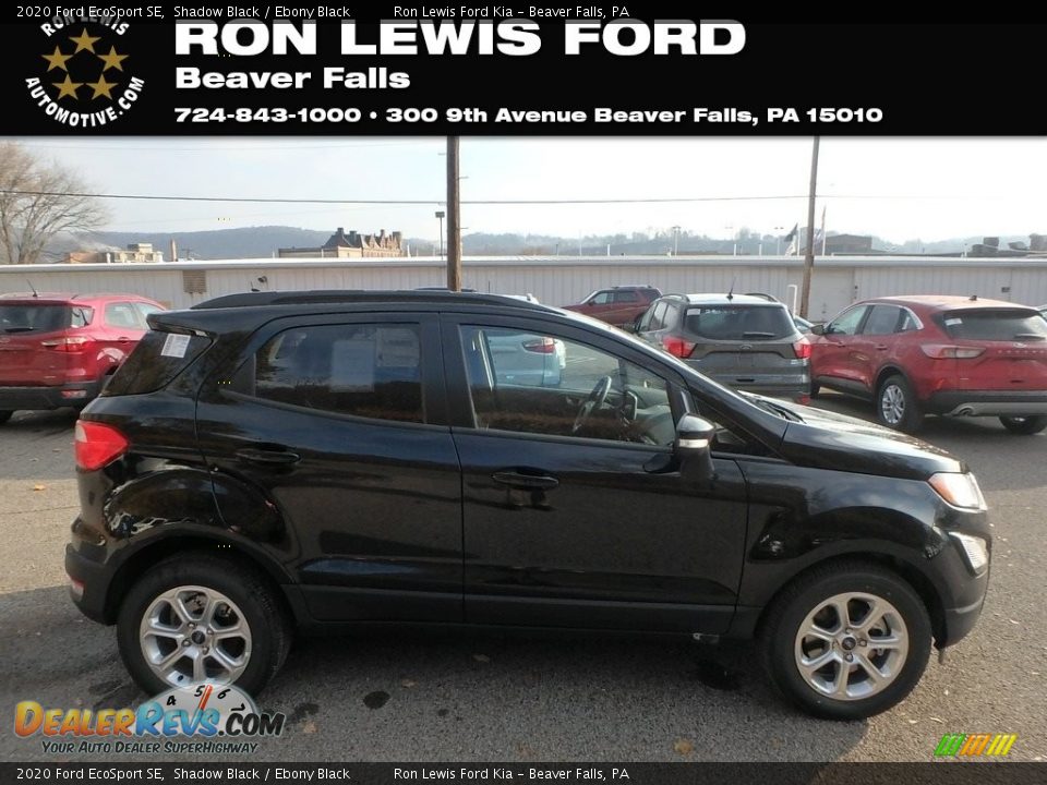 2020 Ford EcoSport SE Shadow Black / Ebony Black Photo #1