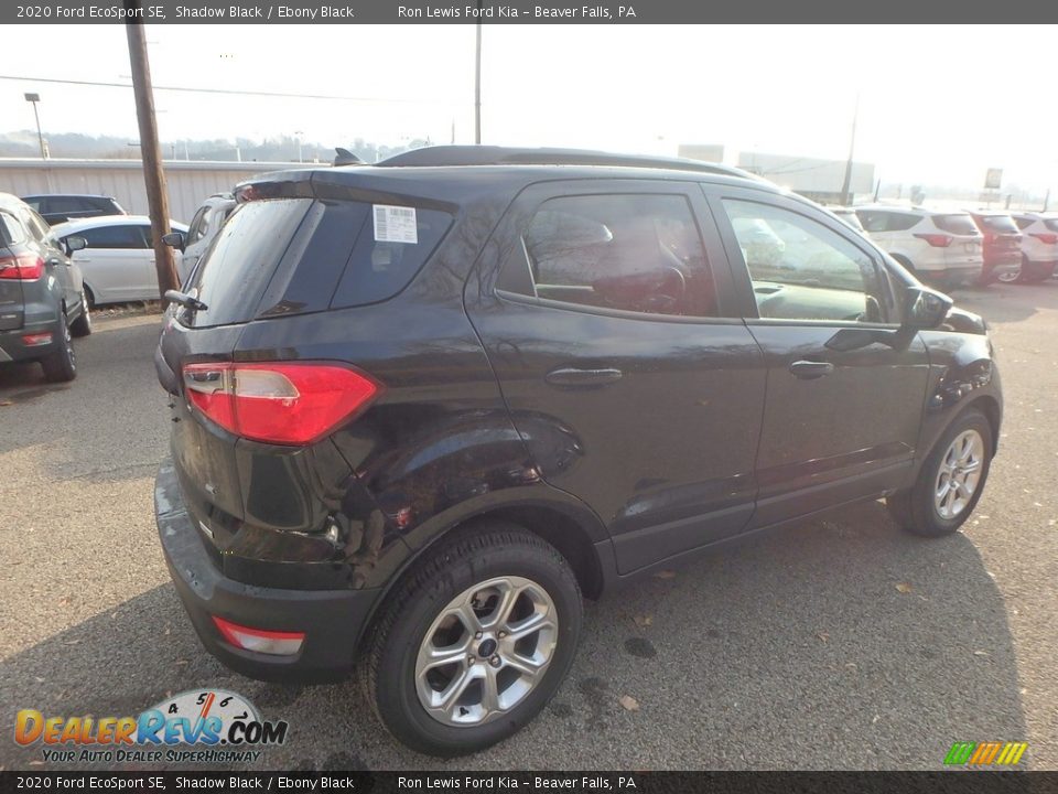 2020 Ford EcoSport SE Shadow Black / Ebony Black Photo #2