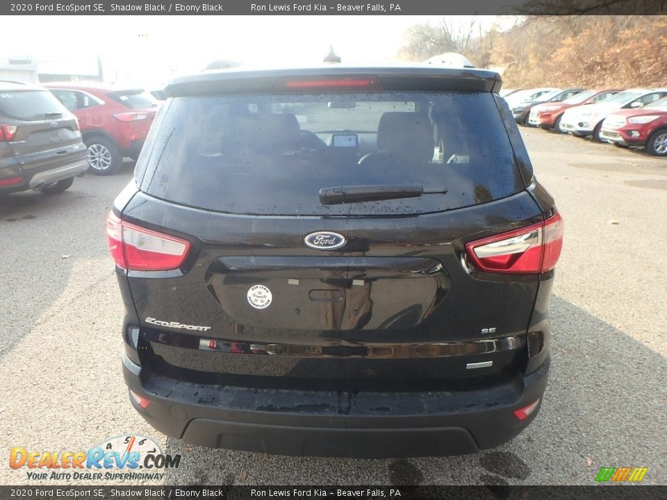 2020 Ford EcoSport SE Shadow Black / Ebony Black Photo #4