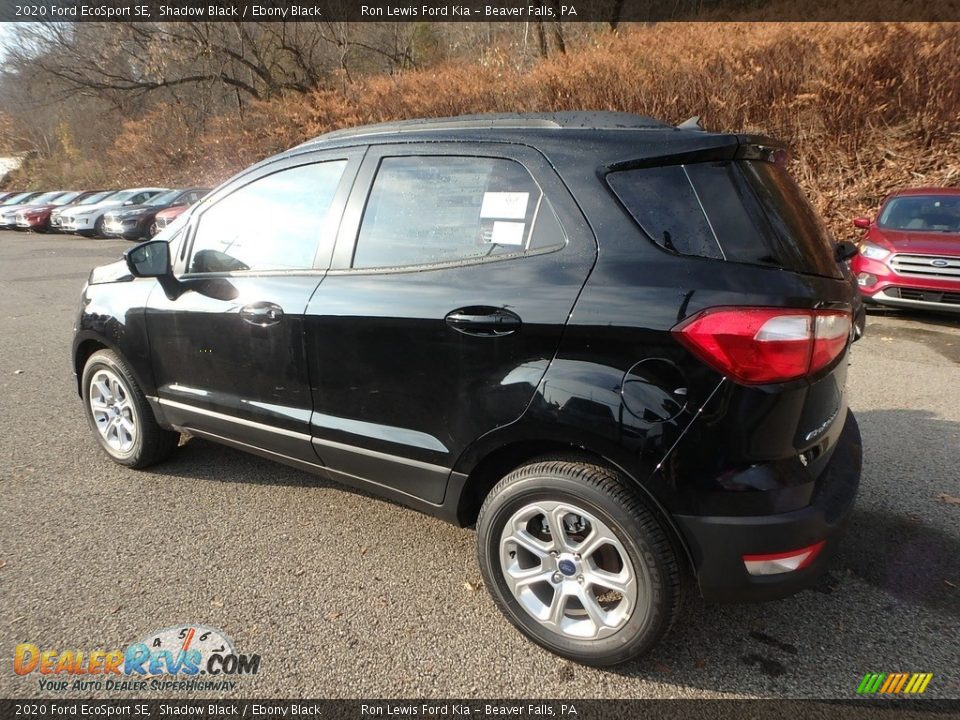 2020 Ford EcoSport SE Shadow Black / Ebony Black Photo #5
