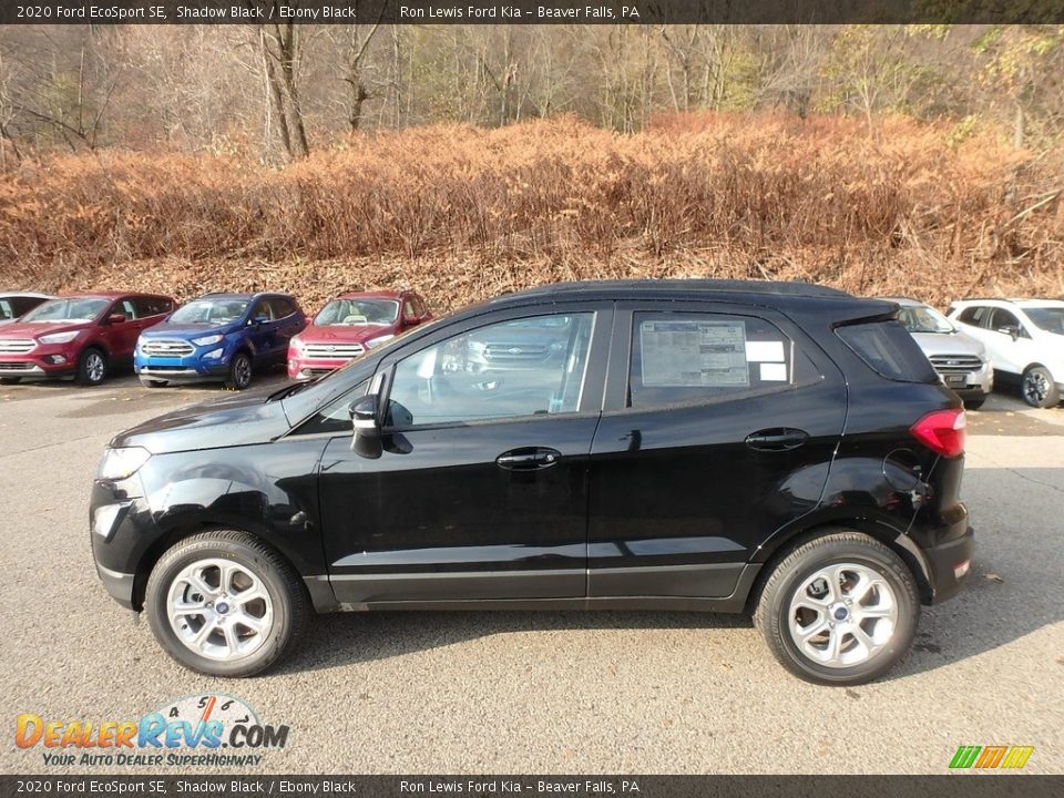 2020 Ford EcoSport SE Shadow Black / Ebony Black Photo #6