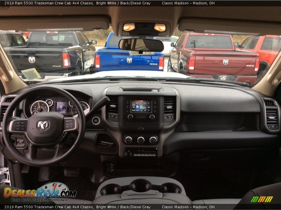 2019 Ram 5500 Tradesman Crew Cab 4x4 Chassis Bright White / Black/Diesel Gray Photo #12