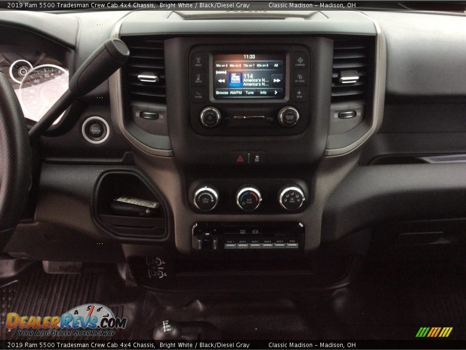 2019 Ram 5500 Tradesman Crew Cab 4x4 Chassis Bright White / Black/Diesel Gray Photo #13