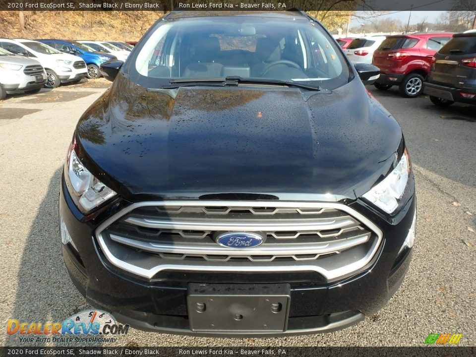 2020 Ford EcoSport SE Shadow Black / Ebony Black Photo #8