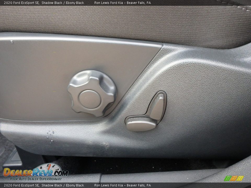 2020 Ford EcoSport SE Shadow Black / Ebony Black Photo #12