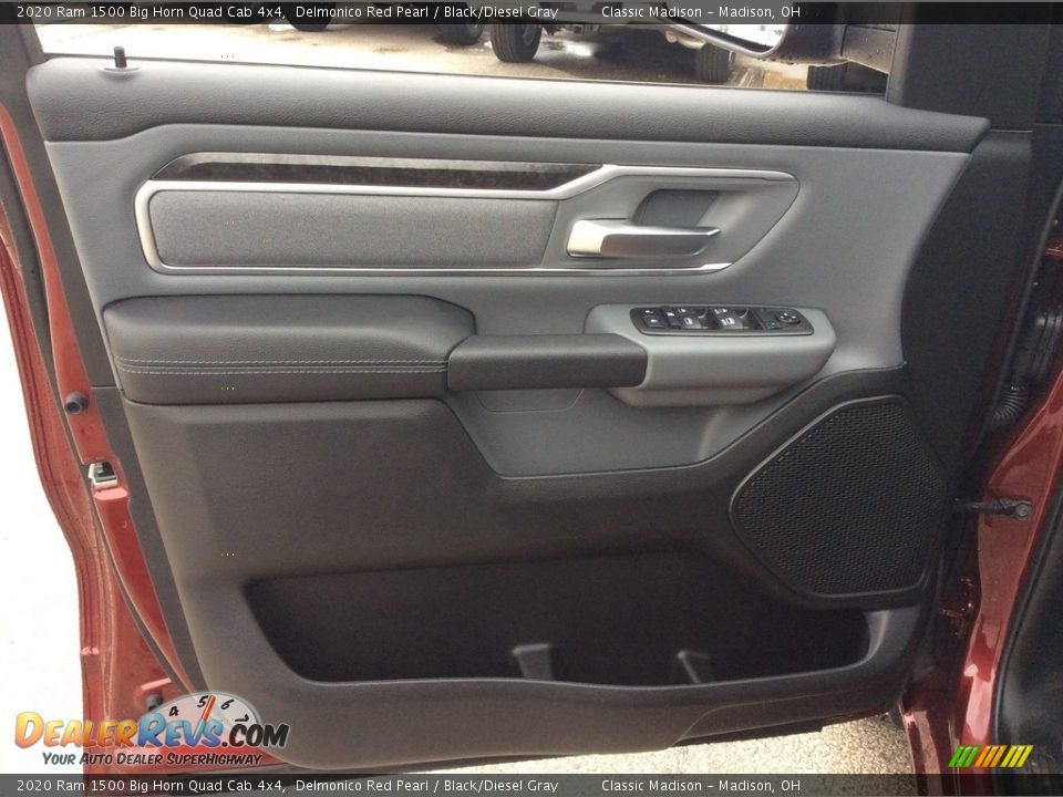 2020 Ram 1500 Big Horn Quad Cab 4x4 Delmonico Red Pearl / Black/Diesel Gray Photo #10