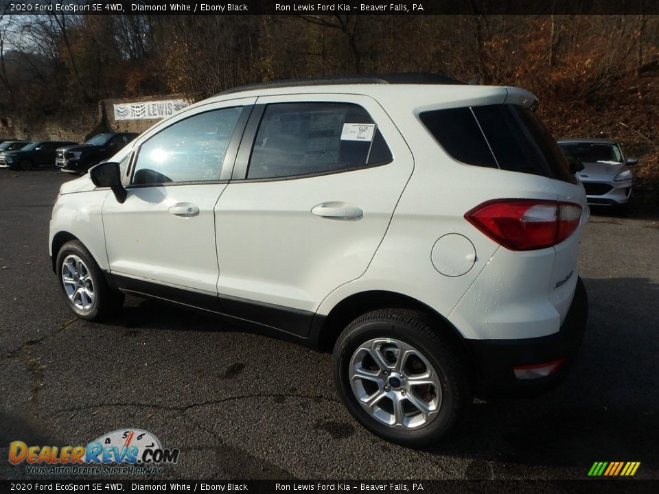 2020 Ford EcoSport SE 4WD Diamond White / Ebony Black Photo #5