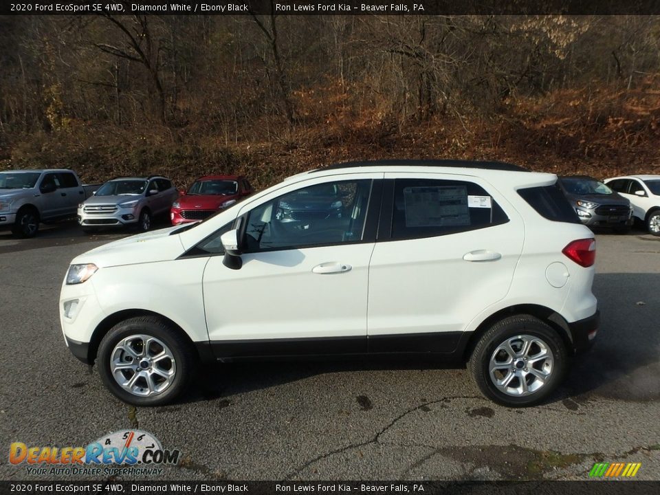 Diamond White 2020 Ford EcoSport SE 4WD Photo #6