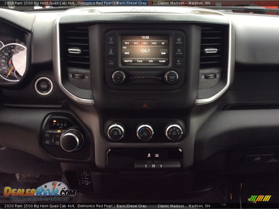 2020 Ram 1500 Big Horn Quad Cab 4x4 Delmonico Red Pearl / Black/Diesel Gray Photo #13
