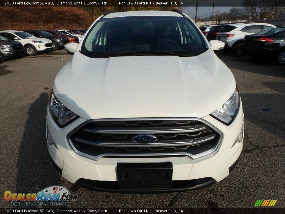2020 Ford EcoSport SE 4WD Diamond White / Ebony Black Photo #8