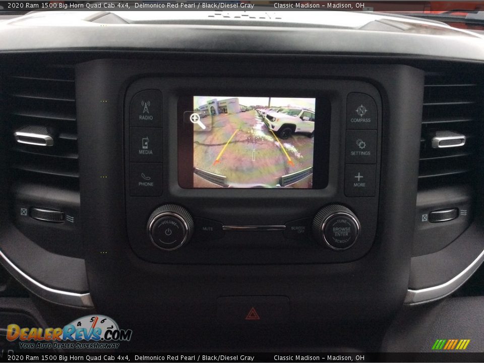 2020 Ram 1500 Big Horn Quad Cab 4x4 Delmonico Red Pearl / Black/Diesel Gray Photo #14