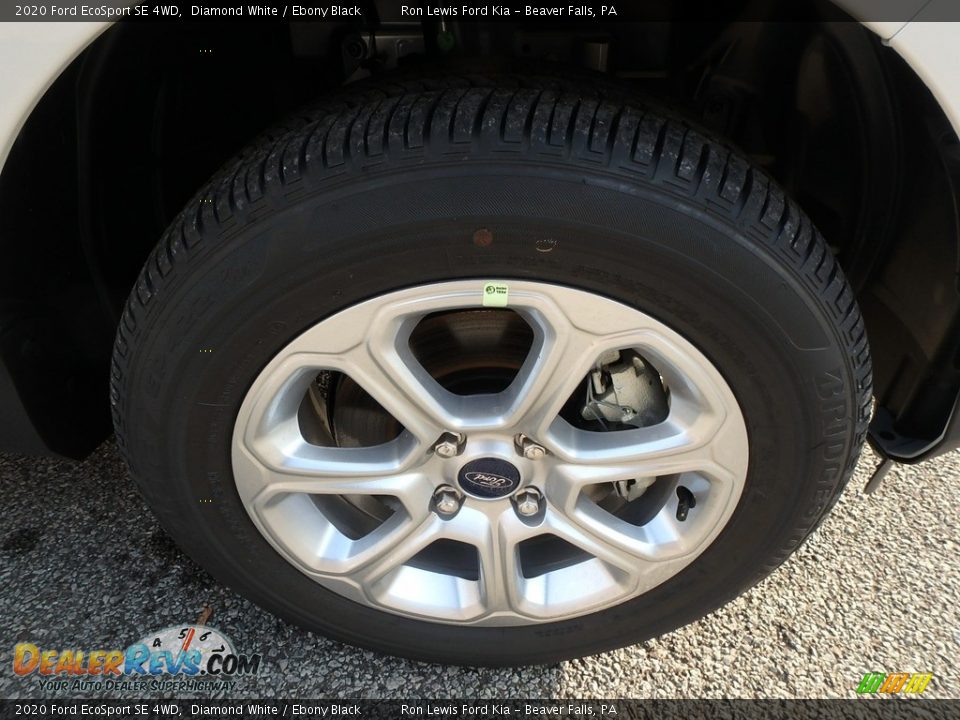 2020 Ford EcoSport SE 4WD Diamond White / Ebony Black Photo #10
