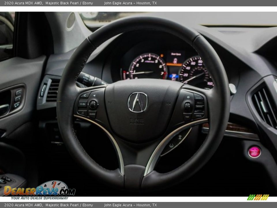 2020 Acura MDX AWD Majestic Black Pearl / Ebony Photo #30