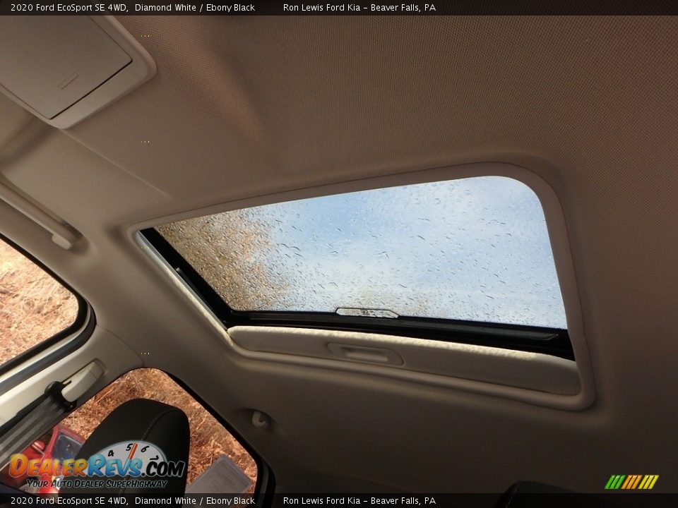 2020 Ford EcoSport SE 4WD Diamond White / Ebony Black Photo #11