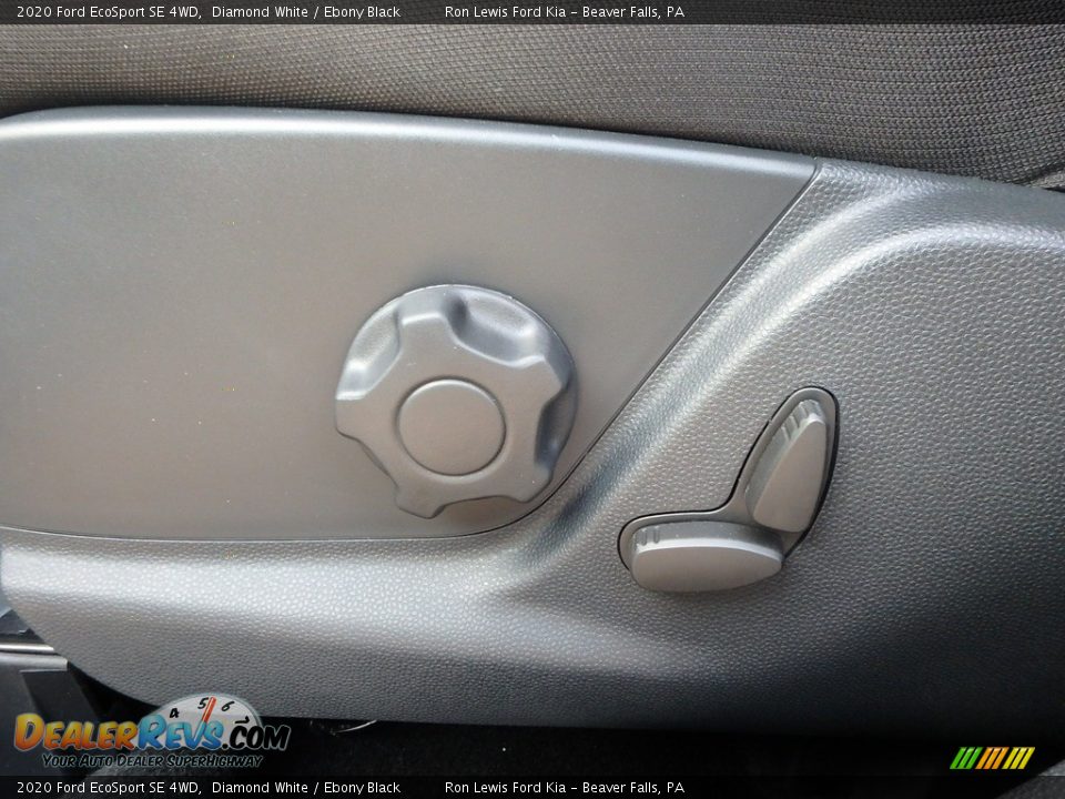 2020 Ford EcoSport SE 4WD Diamond White / Ebony Black Photo #12