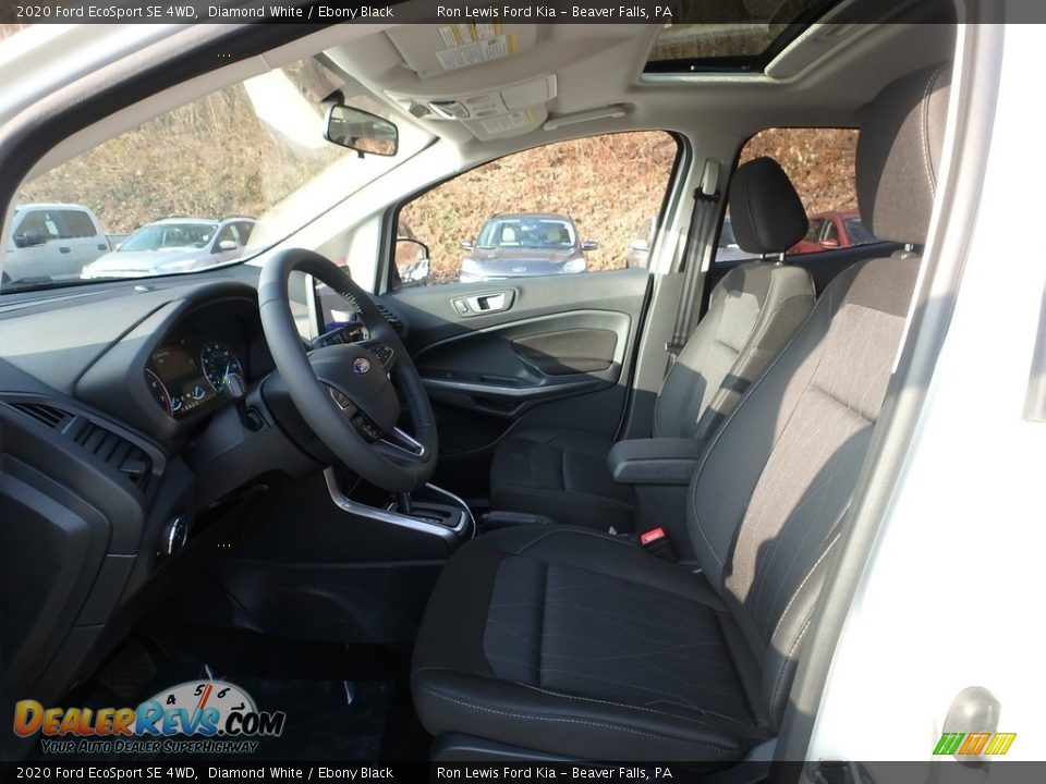 2020 Ford EcoSport SE 4WD Diamond White / Ebony Black Photo #14