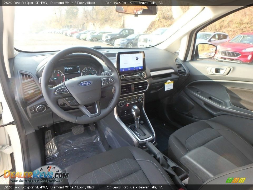 2020 Ford EcoSport SE 4WD Diamond White / Ebony Black Photo #16