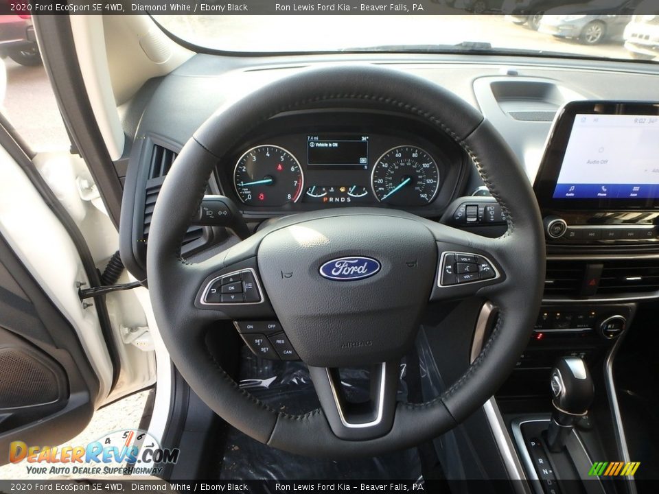 2020 Ford EcoSport SE 4WD Diamond White / Ebony Black Photo #18